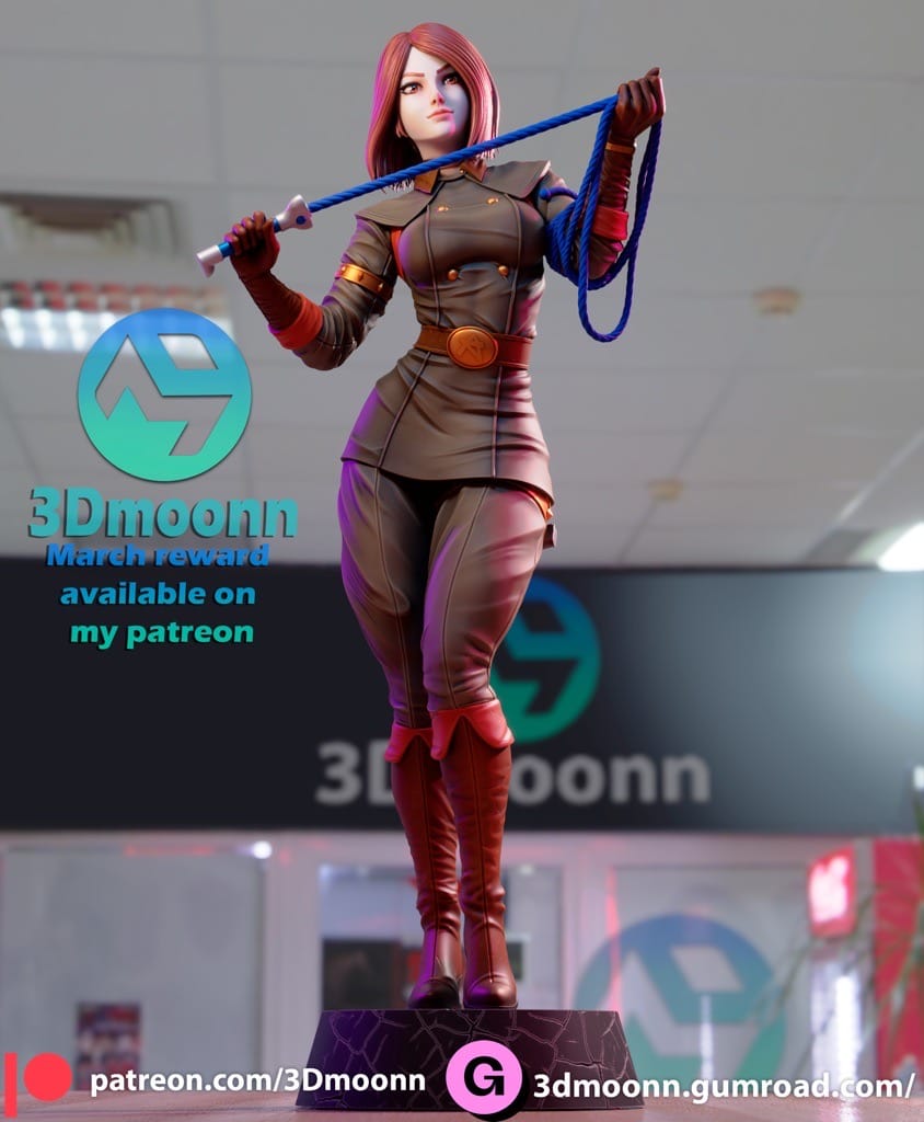 P站图纸印象馆 3Dmoonn 拳皇 薇普 3Dmoonn 拳皇 薇普