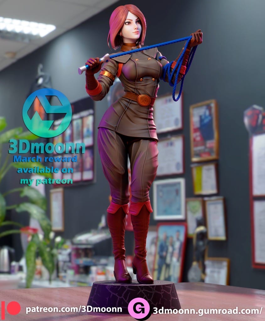 P站图纸印象馆 3Dmoonn 拳皇 薇普 3Dmoonn 拳皇 薇普