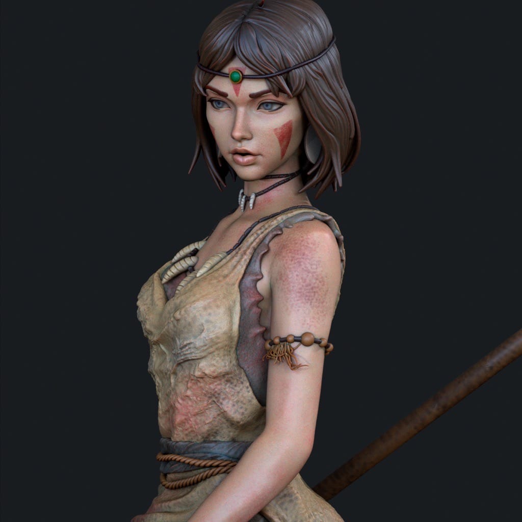 P站图纸印象馆 CA3D 幽灵公主 CA3D 幽灵公主