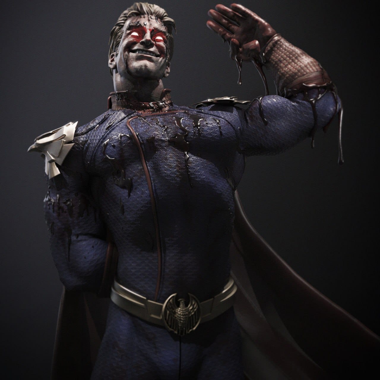 P站图纸印象馆 CA3D 黑袍纠察队 祖国人 CA3D 黑袍纠察队 祖国人