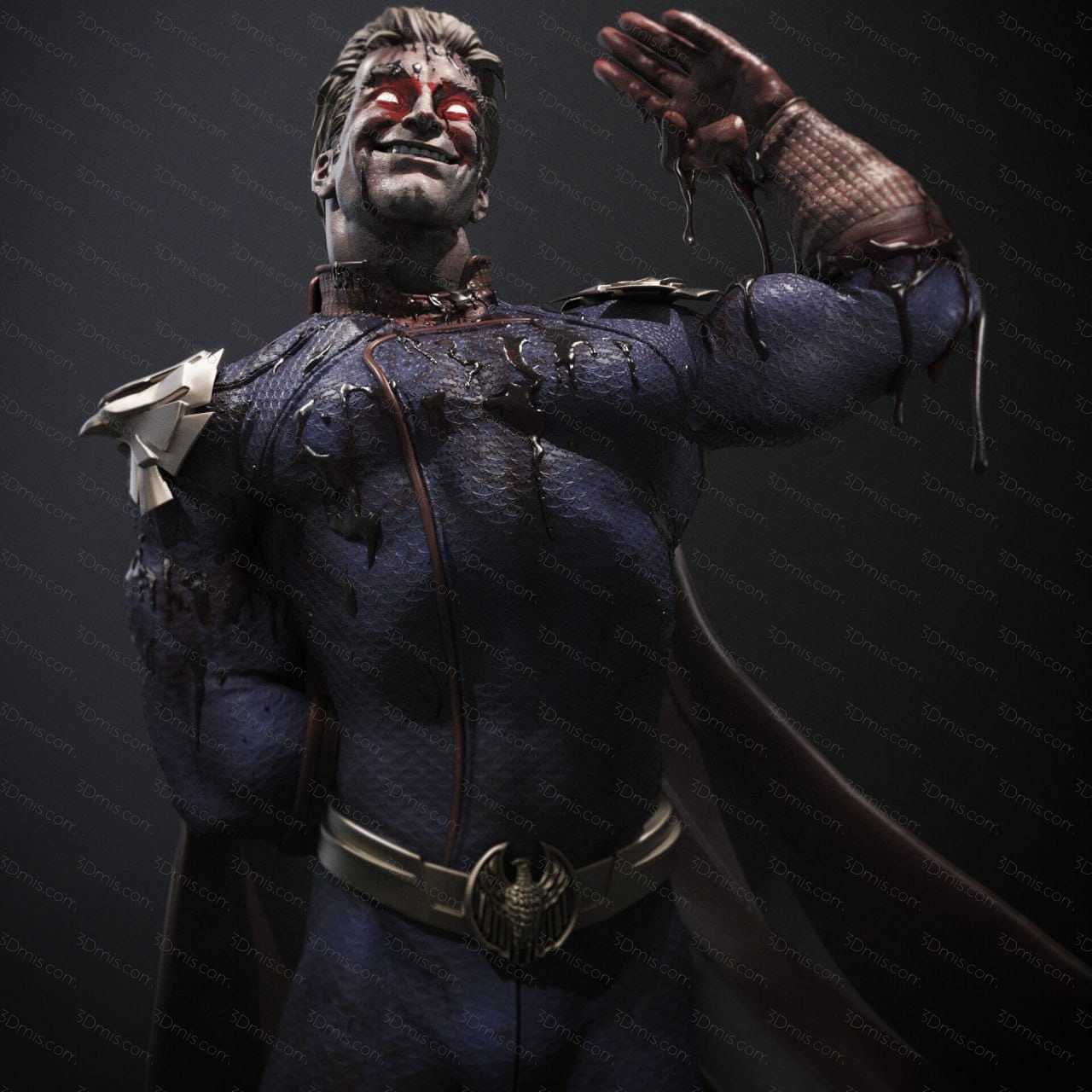 P站图纸印象馆 CA3D 黑袍纠察队 祖国人 CA3D 黑袍纠察队 祖国人