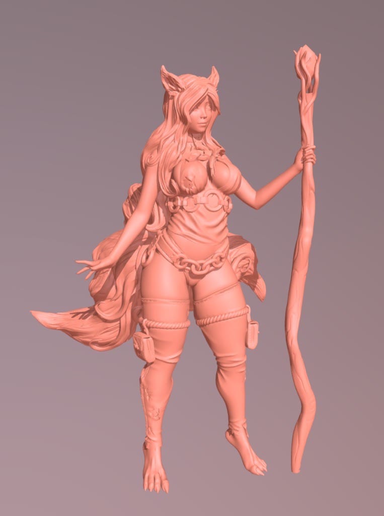 P站图纸印象馆 Messias 3D 狐女 Messias 3D 狐女