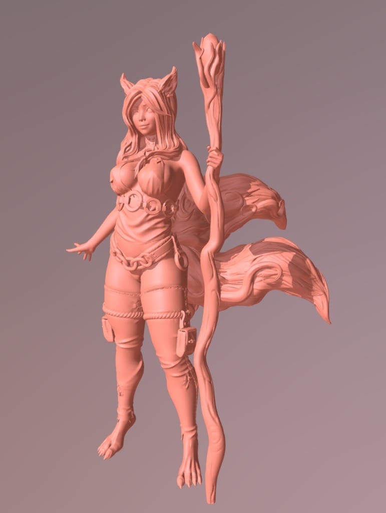 P站图纸印象馆 Messias 3D 狐女 Messias 3D 狐女