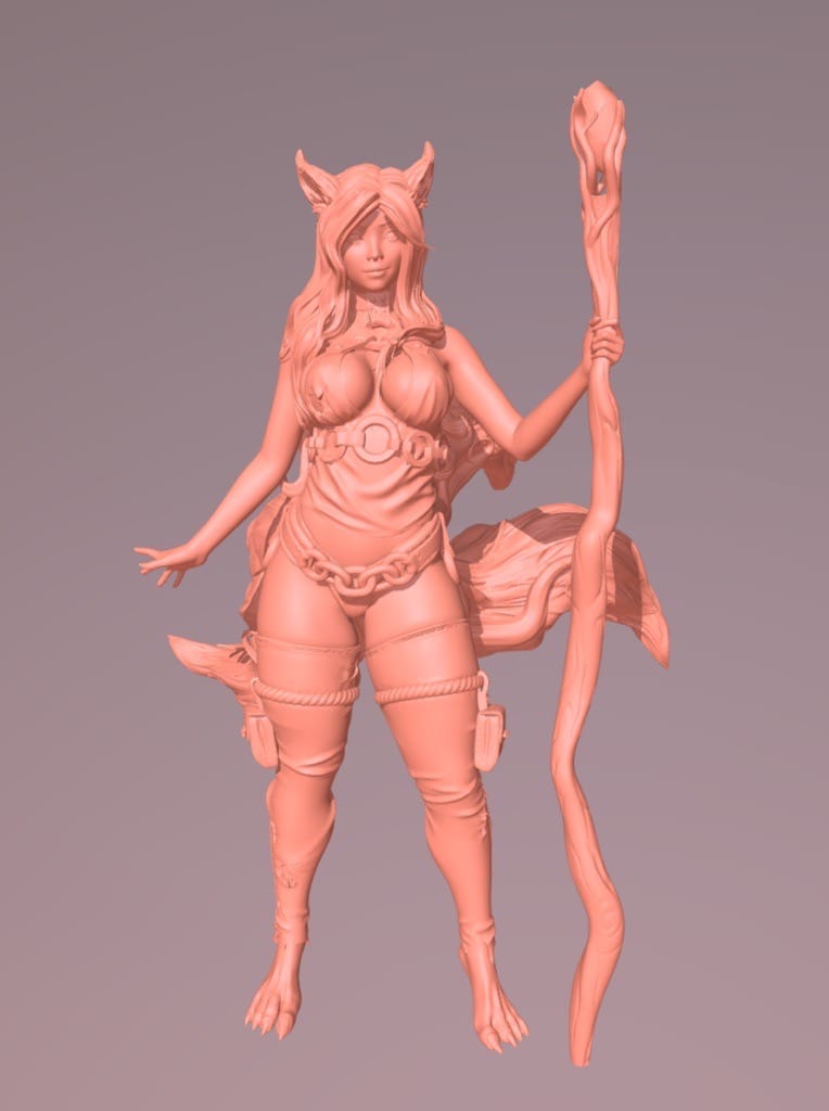 P站图纸印象馆 Messias 3D 狐女 Messias 3D 狐女