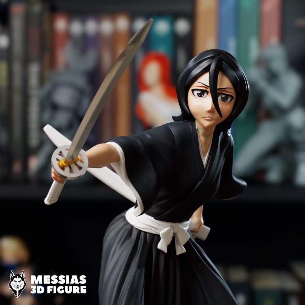 P站图纸印象馆 Messias 3D 死神 朽木露琪亚 Messias 3D 死神 朽木露琪亚
