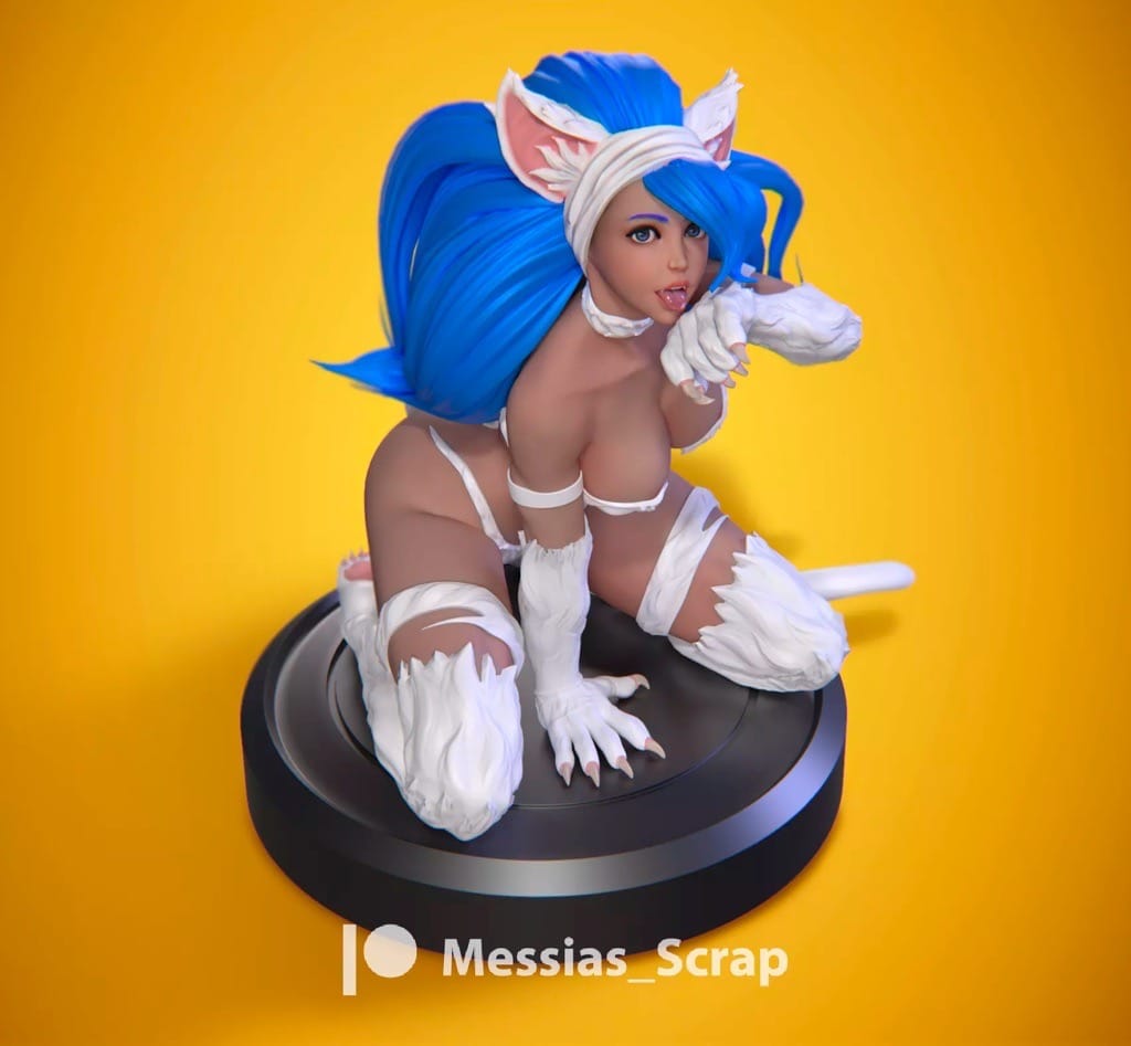 P站图纸印象馆 Messias 3D 恶魔战士 菲莉西亚 Messias 3D 恶魔战士 菲莉西亚