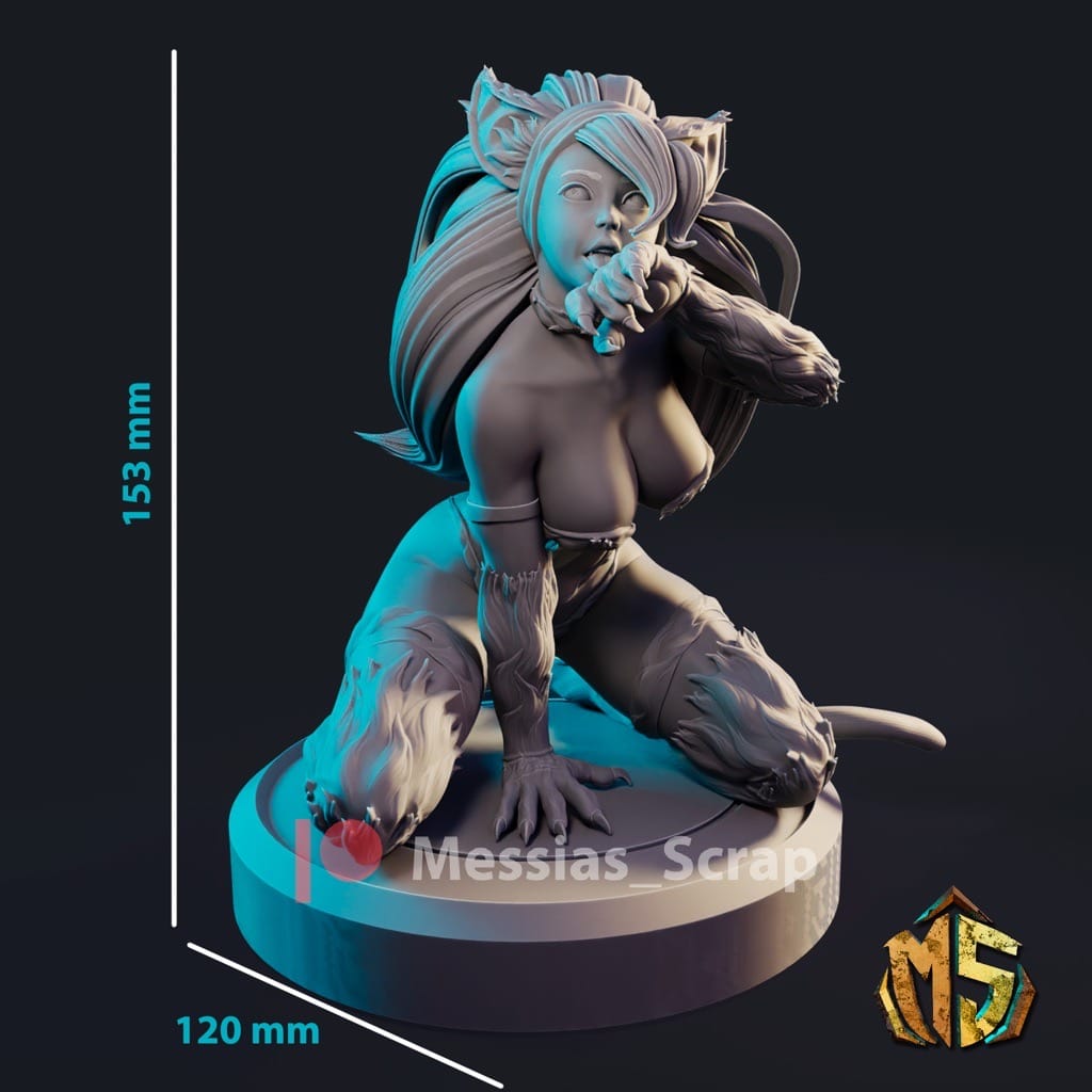 P站图纸印象馆 Messias 3D 恶魔战士 菲莉西亚 Messias 3D 恶魔战士 菲莉西亚