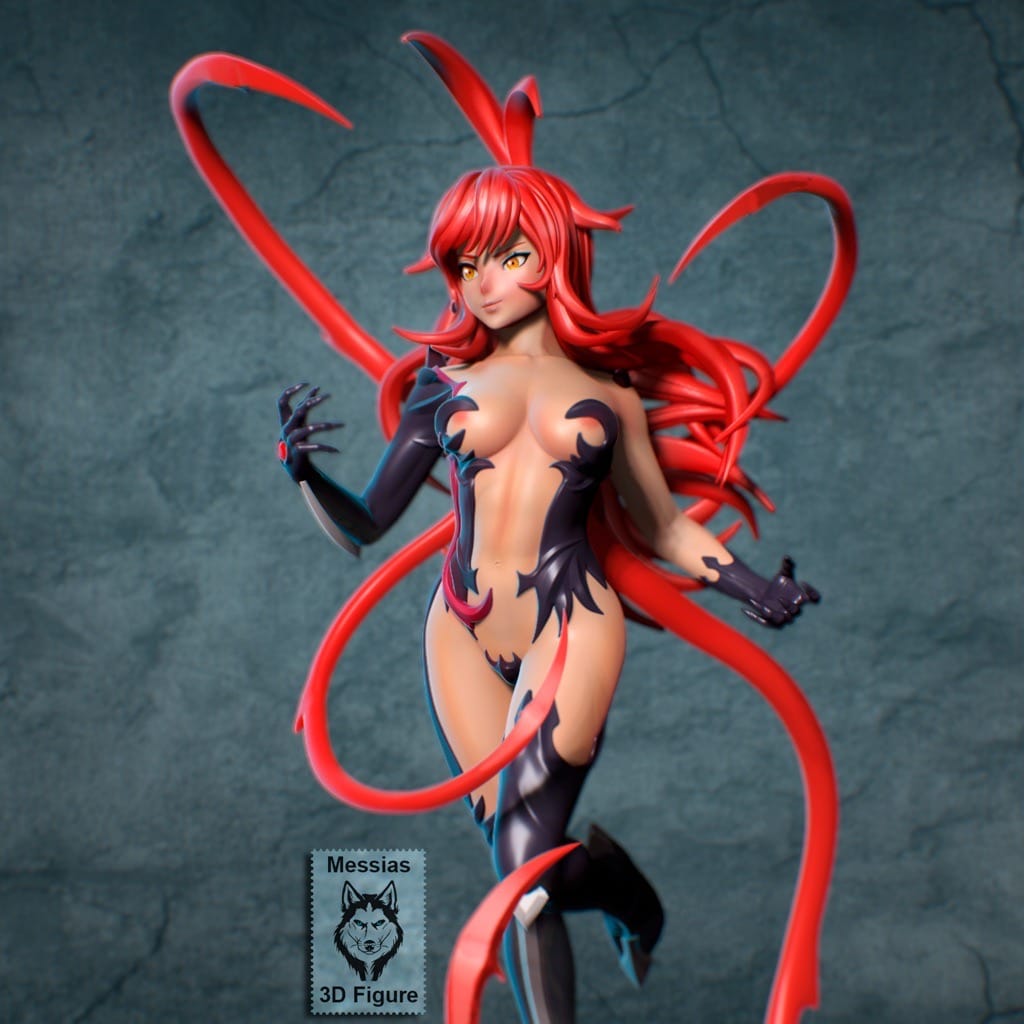 P站图纸印象馆 Messias 3D 魔女之刃 天羽雅音 Messias 3D 魔女之刃 天羽雅音