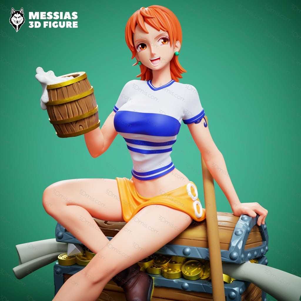 P站图纸印象馆 Messias 3D 海贼王 娜美 Messias 3D 海贼王 娜美
