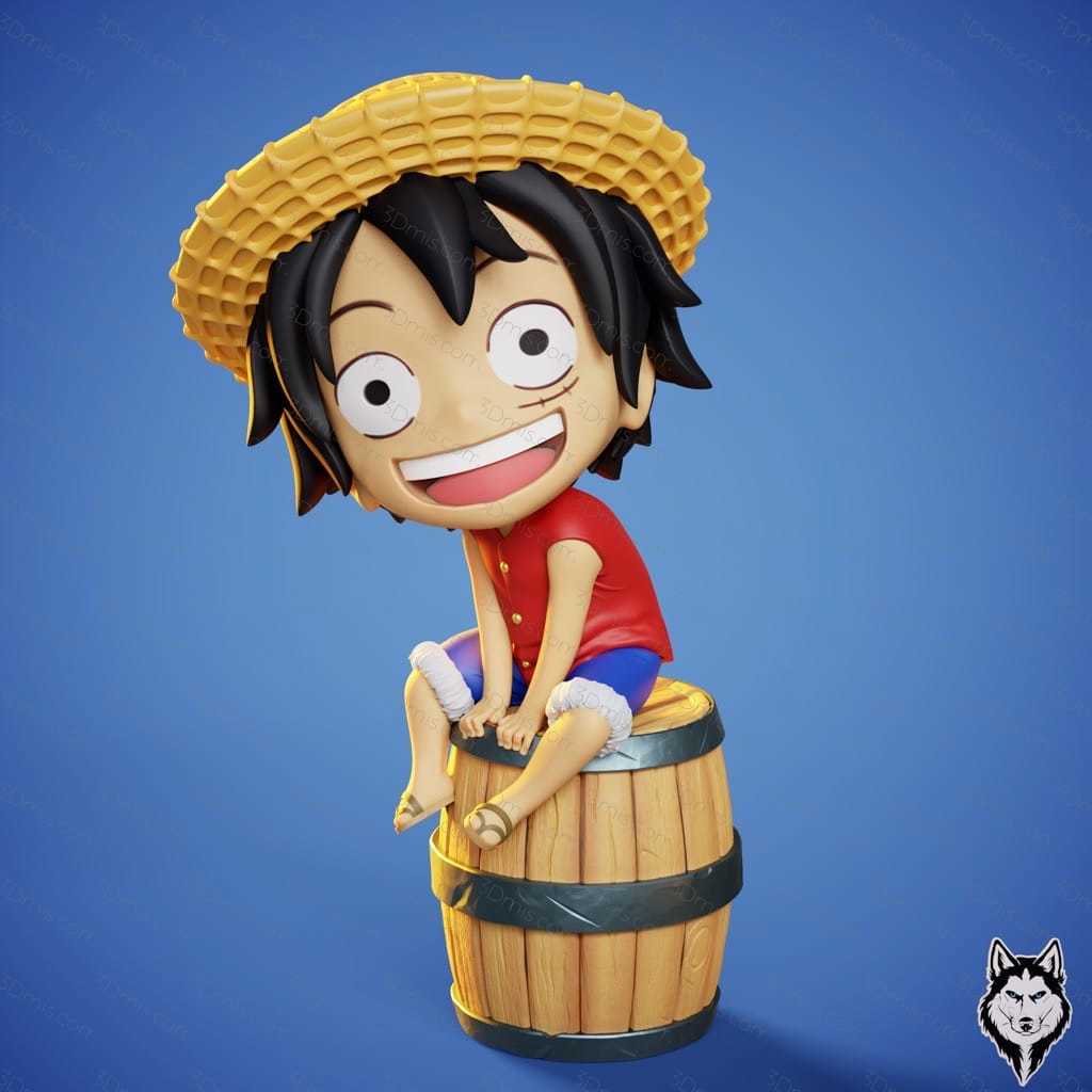 P站图纸印象馆 Messias 3D 海贼王 路飞 Messias 3D 海贼王 路飞