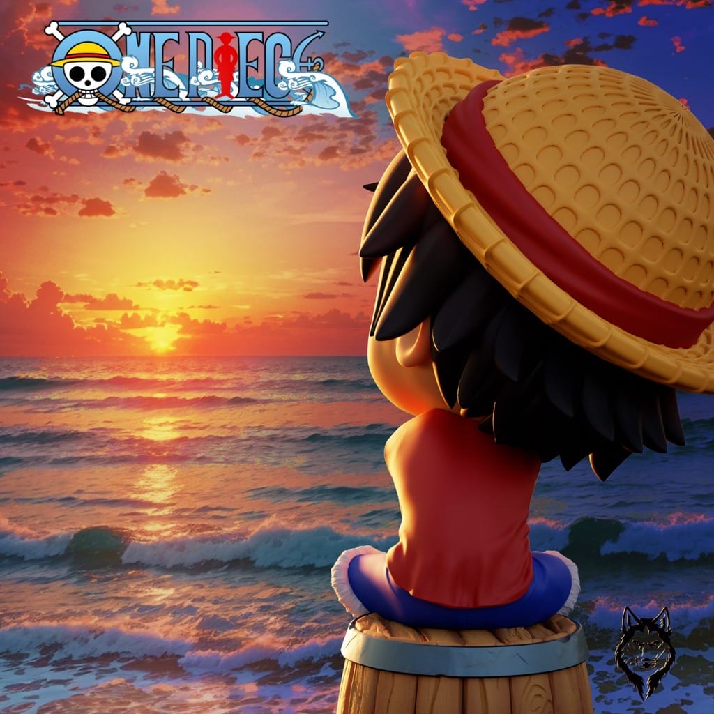 P站图纸印象馆 Messias 3D 海贼王 路飞 Messias 3D 海贼王 路飞