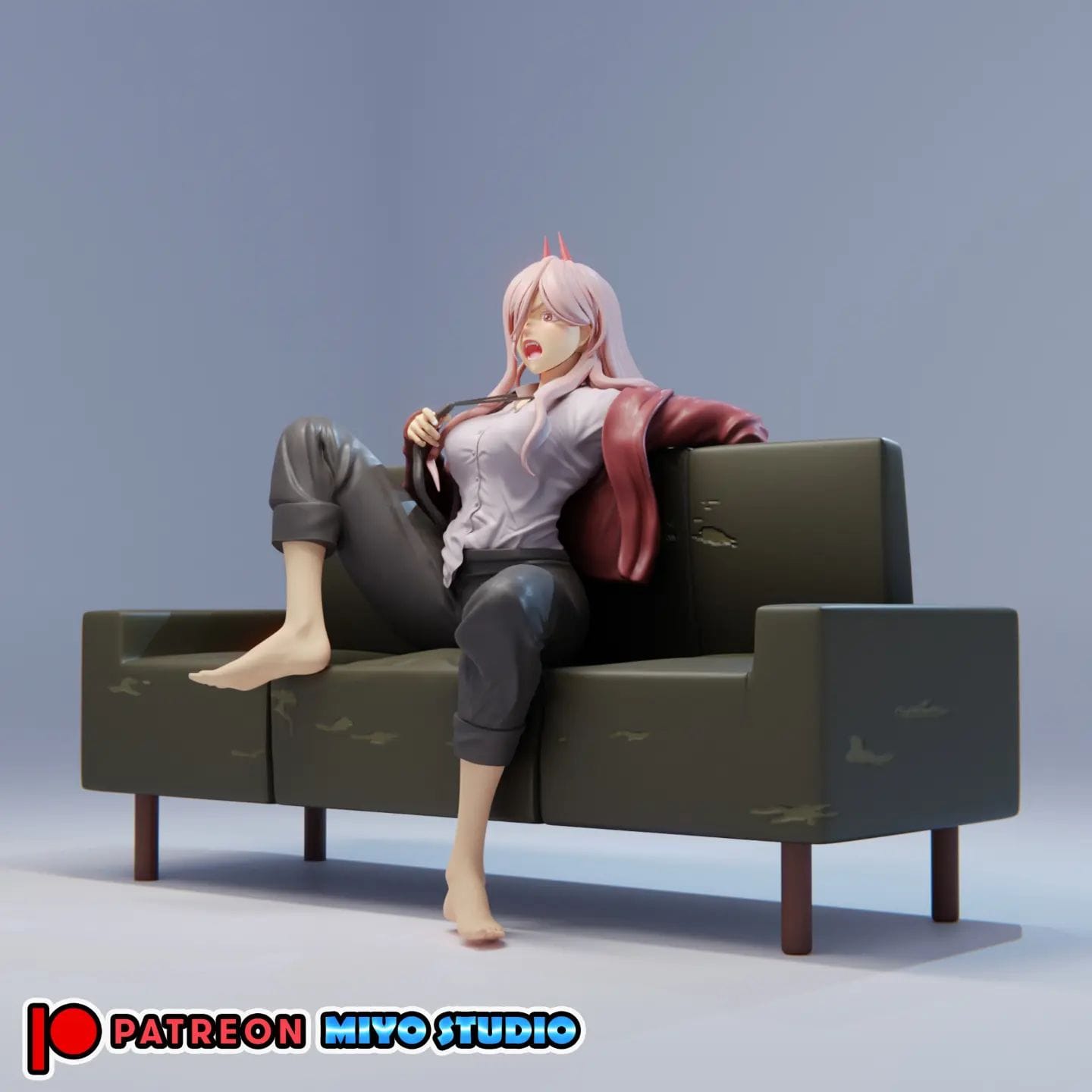 P站图纸印象馆 Miyo Studio 链锯人 帕瓦 Miyo Studio 链锯人 帕瓦