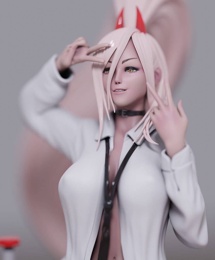 P站图纸印象馆 Momoji 电锯人 帕瓦 Momoji 电锯人 帕瓦