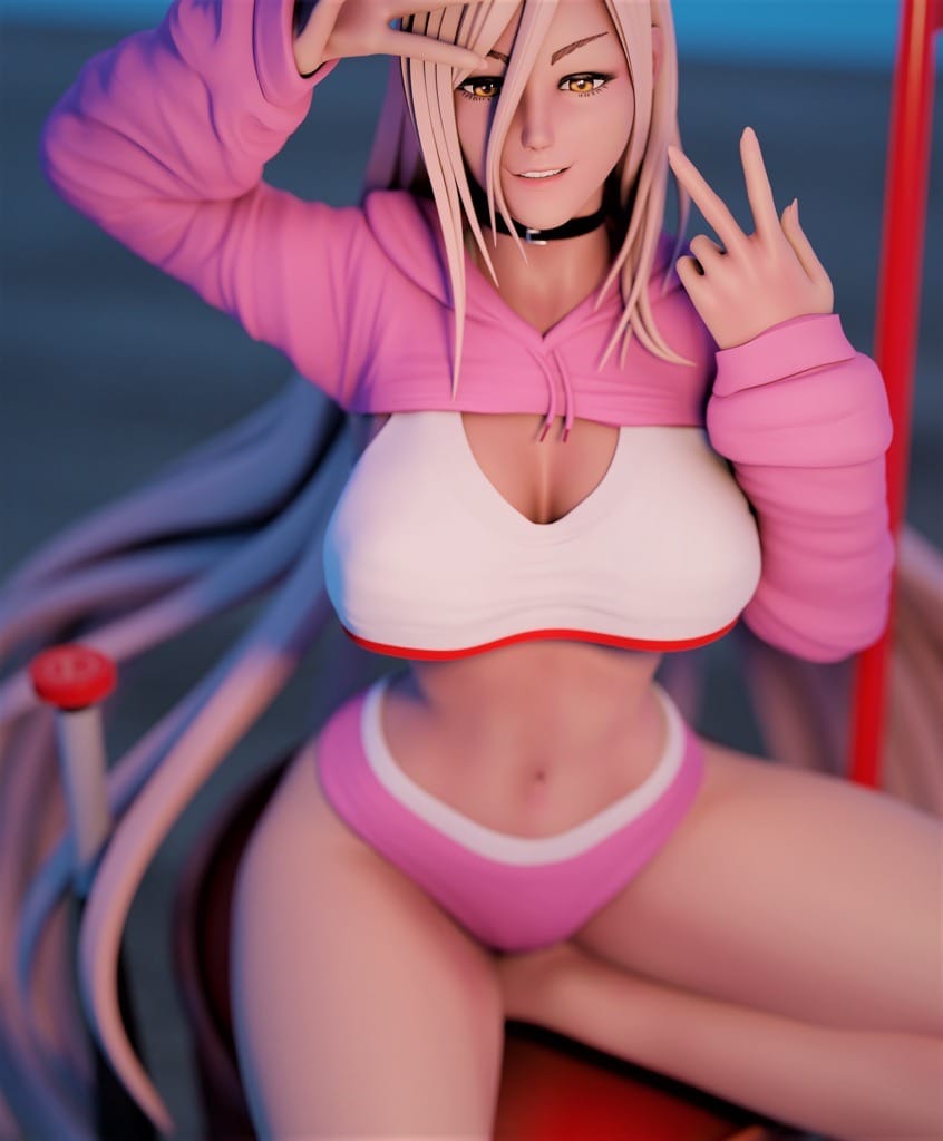 P站图纸印象馆 Momoji 电锯人 帕瓦 Momoji 电锯人 帕瓦