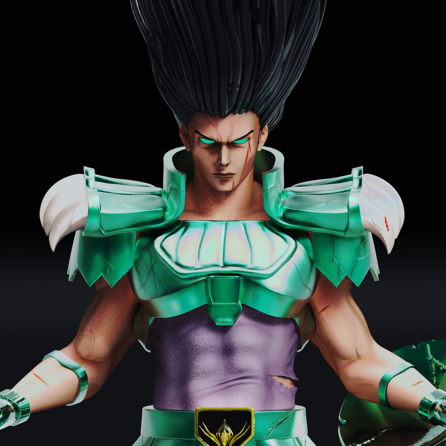 P站图纸印象馆 Momoji 圣斗士星矢 紫龙 Momoji 圣斗士星矢 紫龙