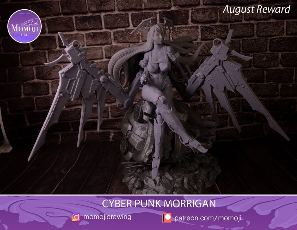 P站图纸印象馆 Momoji 恶魔战士 莫莉卡 Momoji 恶魔战士 莫莉卡