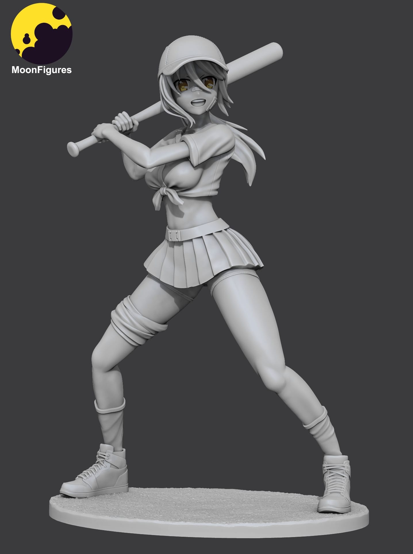 P站图纸印象馆 Moon Figures 棒球女孩 Moon Figures 棒球女孩