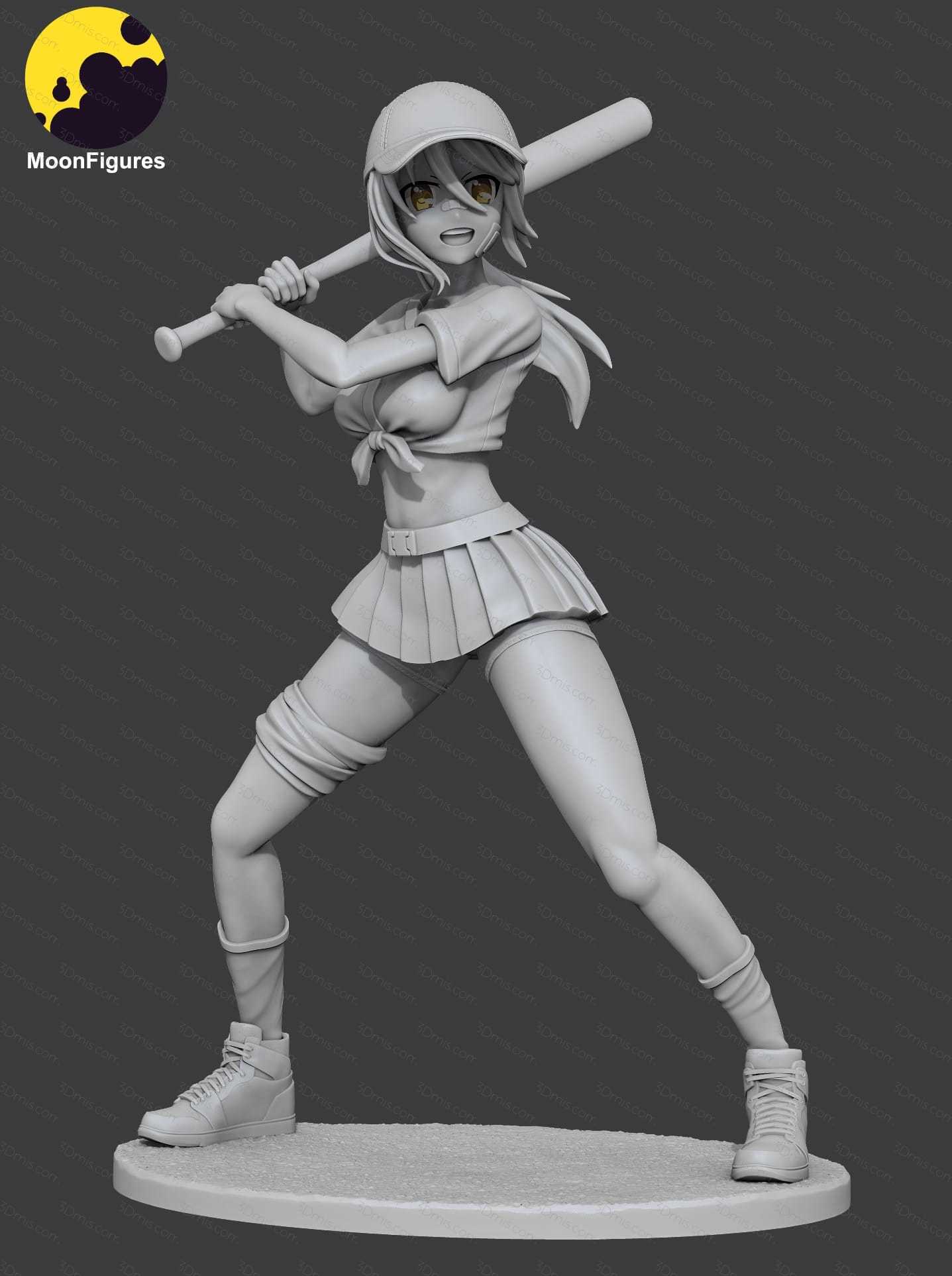 Moon Figures 棒球女孩