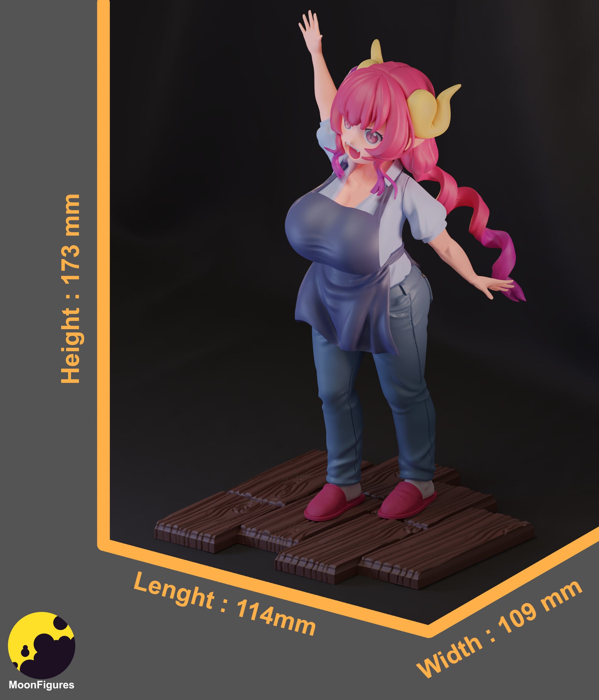 P站图纸印象馆 Moon Figures 小林家的龙女仆 伊露露 Moon Figures 小林家的龙女仆 伊露露