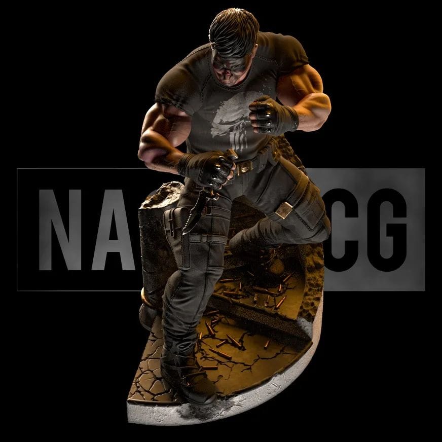 P站图纸印象馆 Nacho CG 漫威 惩罚者 Nacho CG 漫威 惩罚者