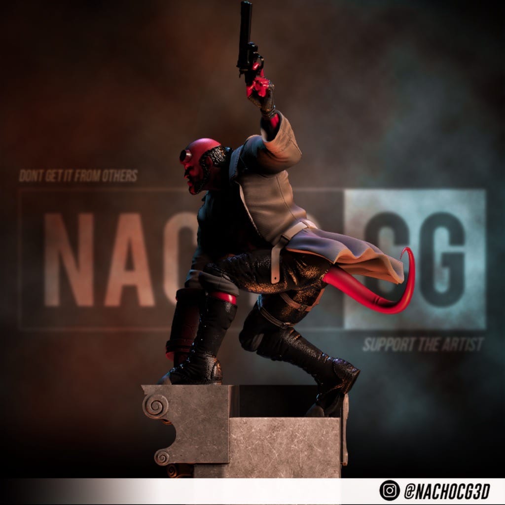 P站图纸印象馆 Nacho CG 地狱男爵 Nacho CG 地狱男爵