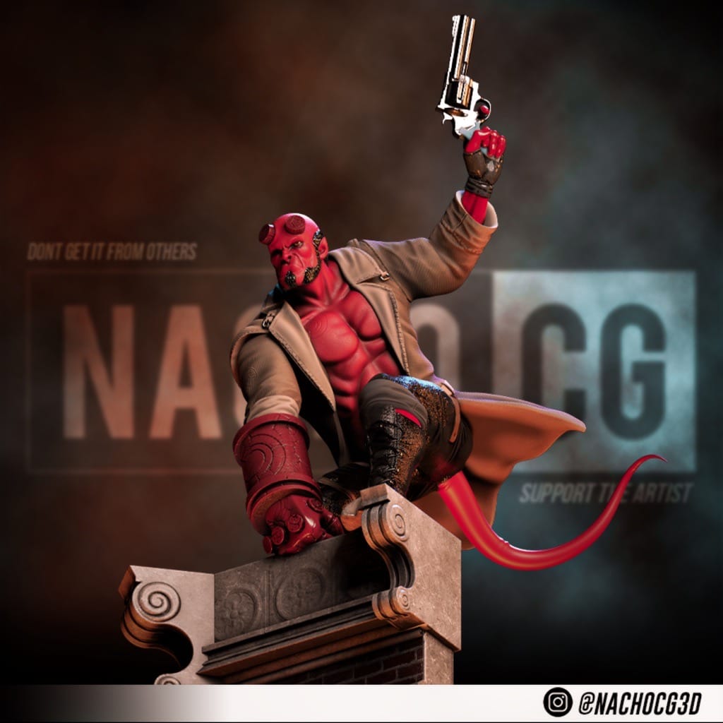 P站图纸印象馆 Nacho CG 地狱男爵 Nacho CG 地狱男爵