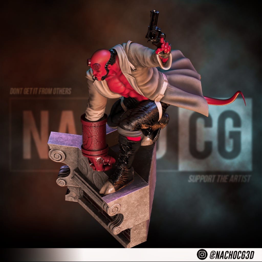 P站图纸印象馆 Nacho CG 地狱男爵 Nacho CG 地狱男爵