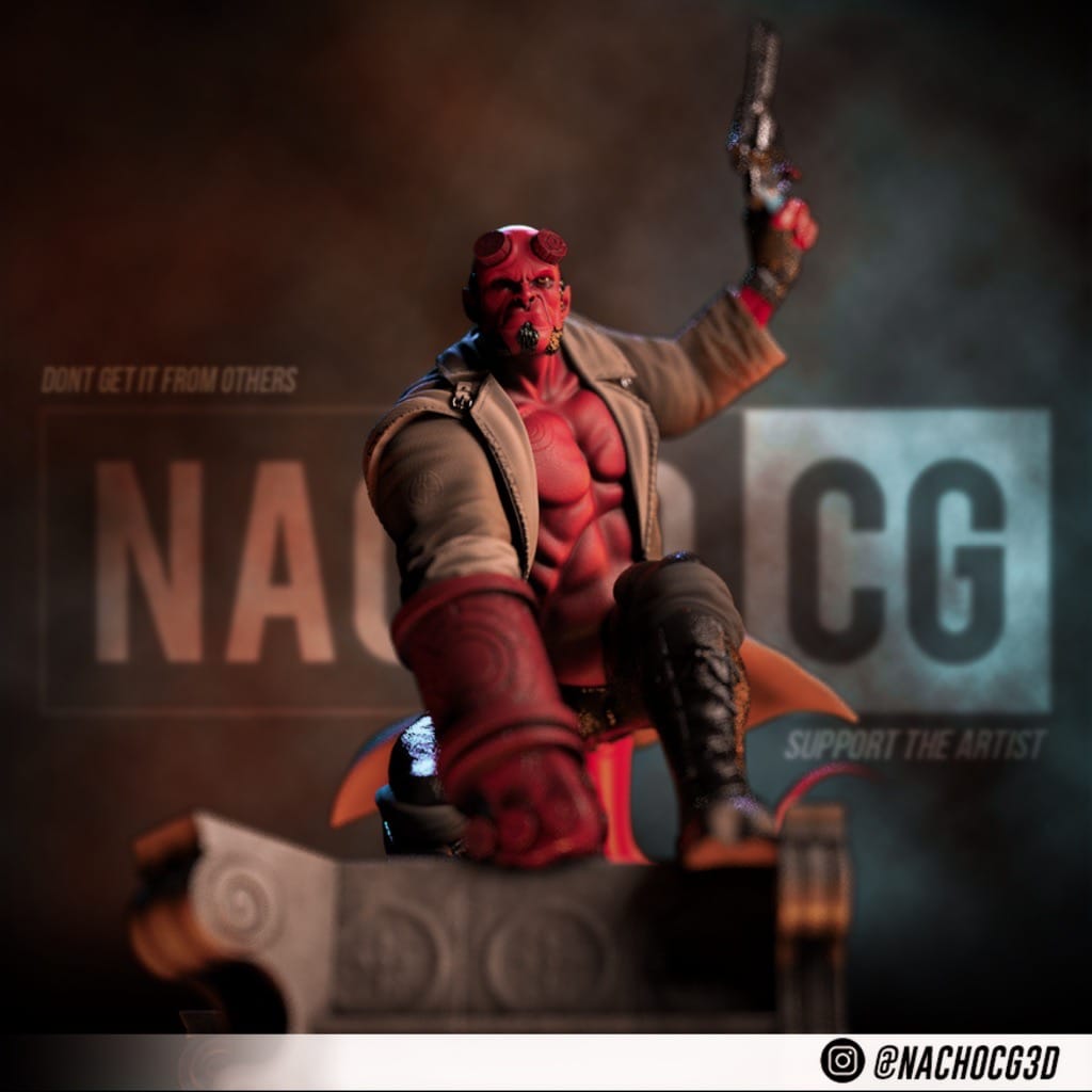 P站图纸印象馆 Nacho CG 地狱男爵 Nacho CG 地狱男爵