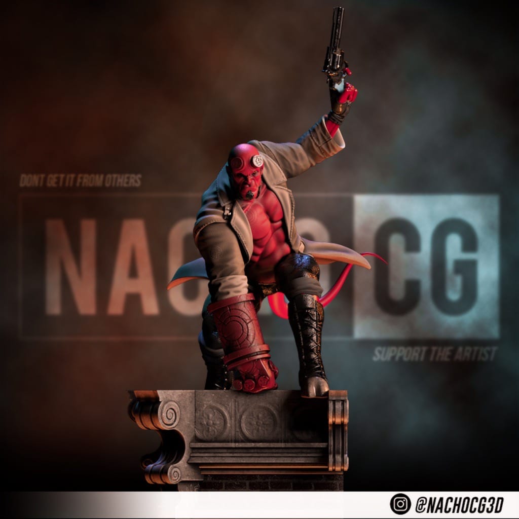 P站图纸印象馆 Nacho CG 地狱男爵 Nacho CG 地狱男爵