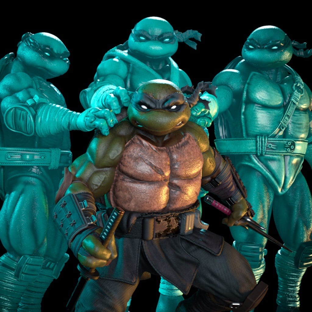 P站图纸印象馆 Nacho CG 忍者神龟 最后的武士 Nacho CG 忍者神龟 最后的武士