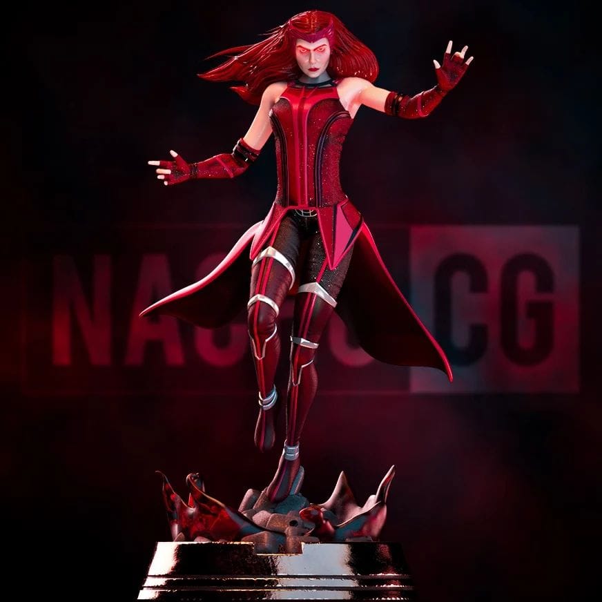 P站图纸印象馆 Nacho CG 漫威 复联 绯红女巫 Nacho CG 漫威 复联 绯红女巫