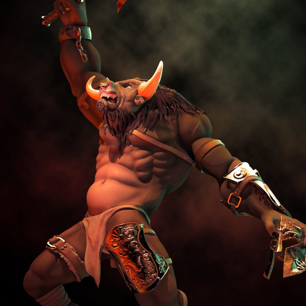 P站图纸印象馆 Nacho CG 弥诺陶洛斯 Nacho CG 弥诺陶洛斯