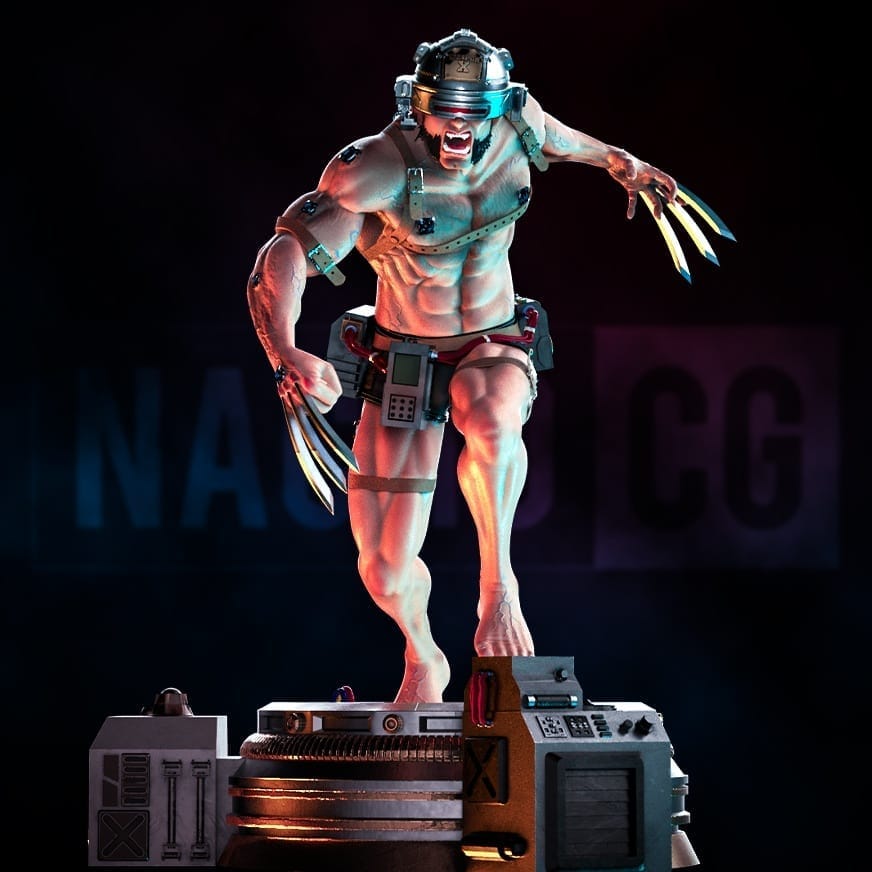 P站图纸印象馆 Nacho CG 漫威 X战警 金刚狼 Nacho CG 漫威 X战警 金刚狼