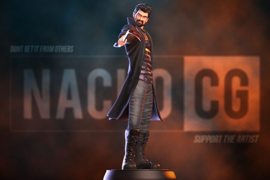 P站图纸印象馆 Nacho CG 黑袍纠察队 比利·布彻尔 Nacho CG 黑袍纠察队 比利·布彻尔