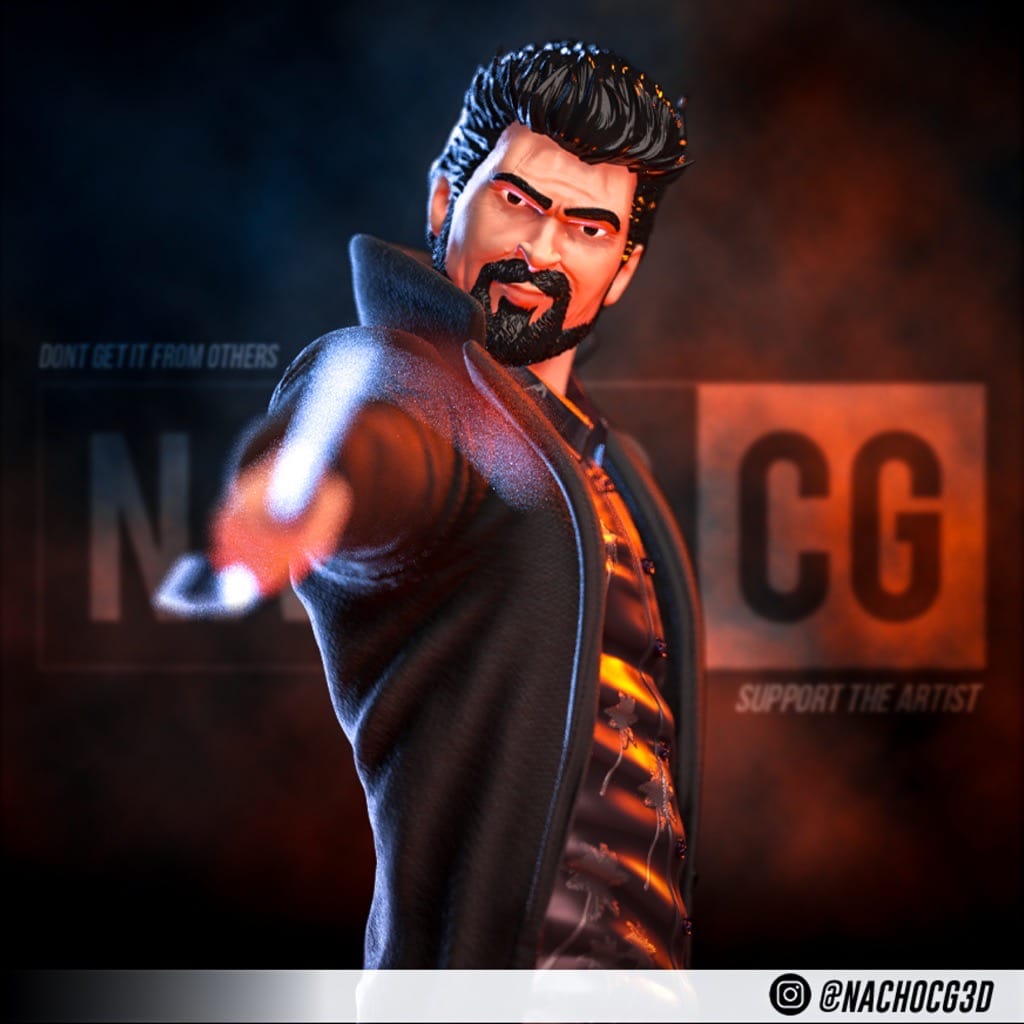 P站图纸印象馆 Nacho CG 黑袍纠察队 比利·布彻尔 Nacho CG 黑袍纠察队 比利·布彻尔