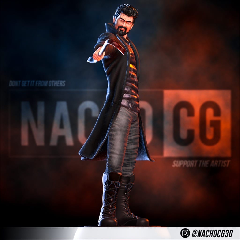 P站图纸印象馆 Nacho CG 黑袍纠察队 比利·布彻尔 Nacho CG 黑袍纠察队 比利·布彻尔