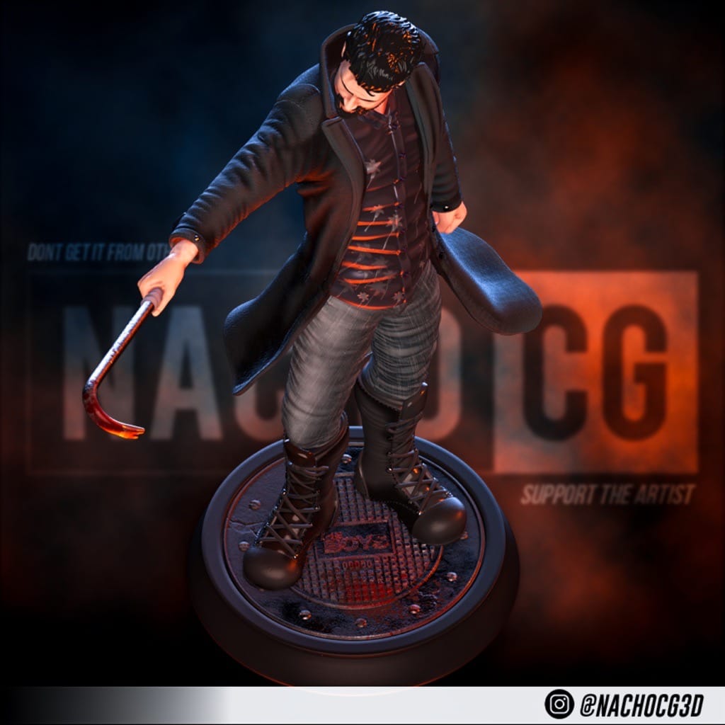 P站图纸印象馆 Nacho CG 黑袍纠察队 比利·布彻尔 Nacho CG 黑袍纠察队 比利·布彻尔