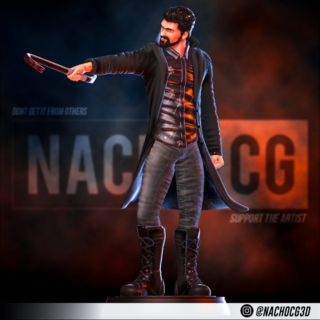 P站图纸印象馆 Nacho CG 黑袍纠察队 比利·布彻尔 Nacho CG 黑袍纠察队 比利·布彻尔