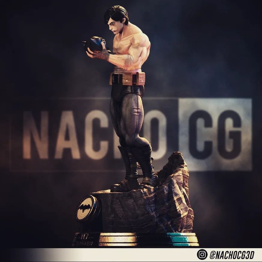 P站图纸印象馆 Nacho CG DC漫画 蝙蝠侠 布鲁斯·韦恩 Nacho CG DC漫画 蝙蝠侠 布鲁斯·韦恩