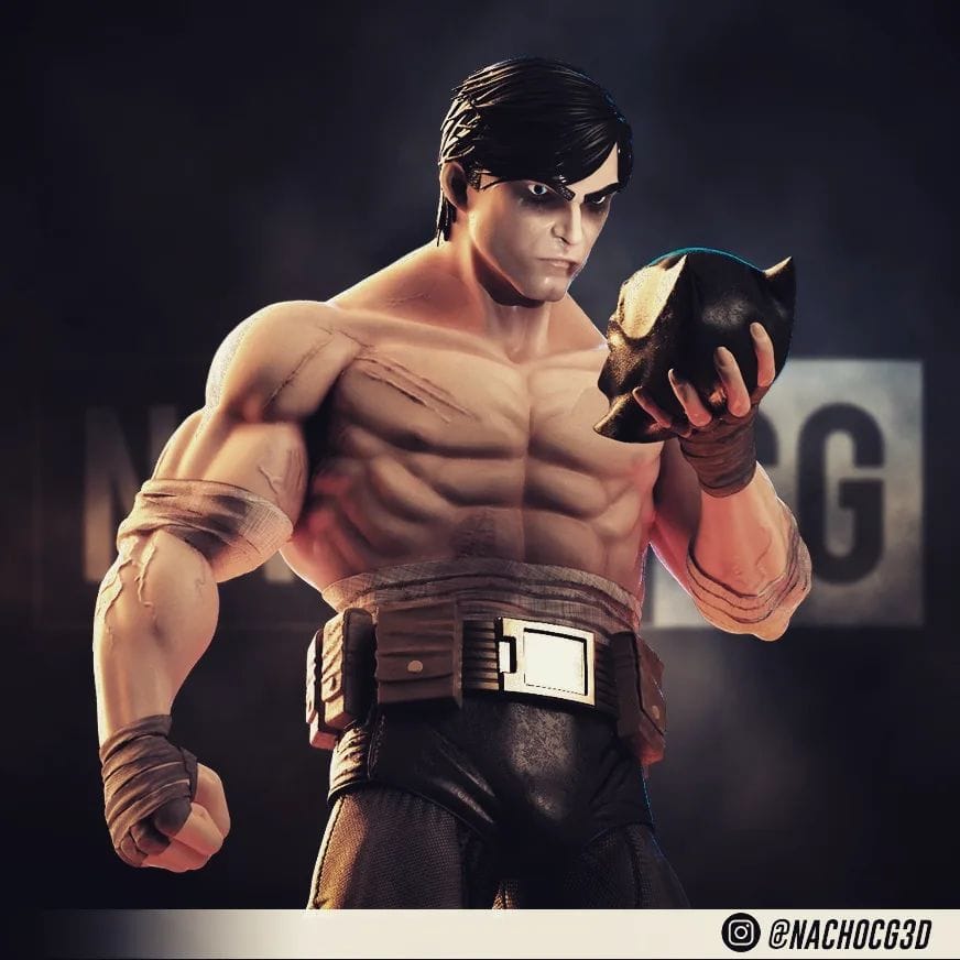 P站图纸印象馆 Nacho CG DC漫画 蝙蝠侠 布鲁斯·韦恩 Nacho CG DC漫画 蝙蝠侠 布鲁斯·韦恩