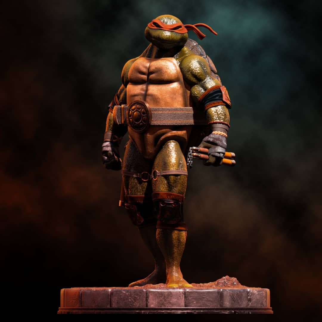 P站图纸印象馆 Nacho CG 忍者神龟 Nacho CG 忍者神龟