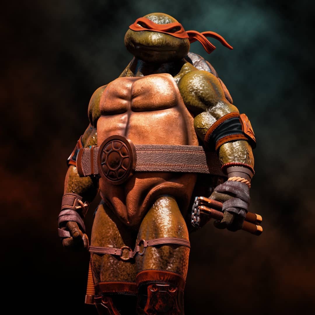 P站图纸印象馆 Nacho CG 忍者神龟 Nacho CG 忍者神龟