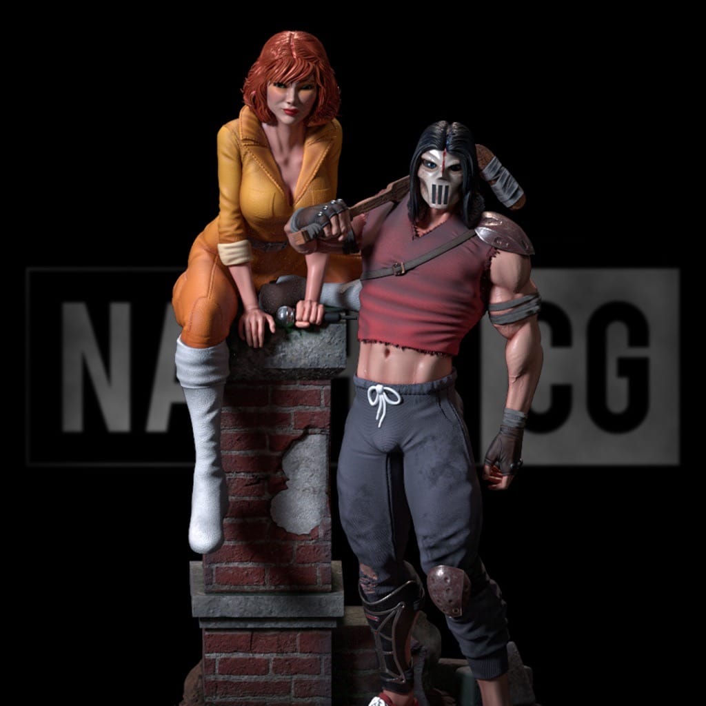 P站图纸印象馆 Nacho CG 忍者神龟 凯西·琼斯和爱普尔·奥尼尔 Nacho CG 忍者神龟 凯西·琼斯和爱普尔·奥尼尔