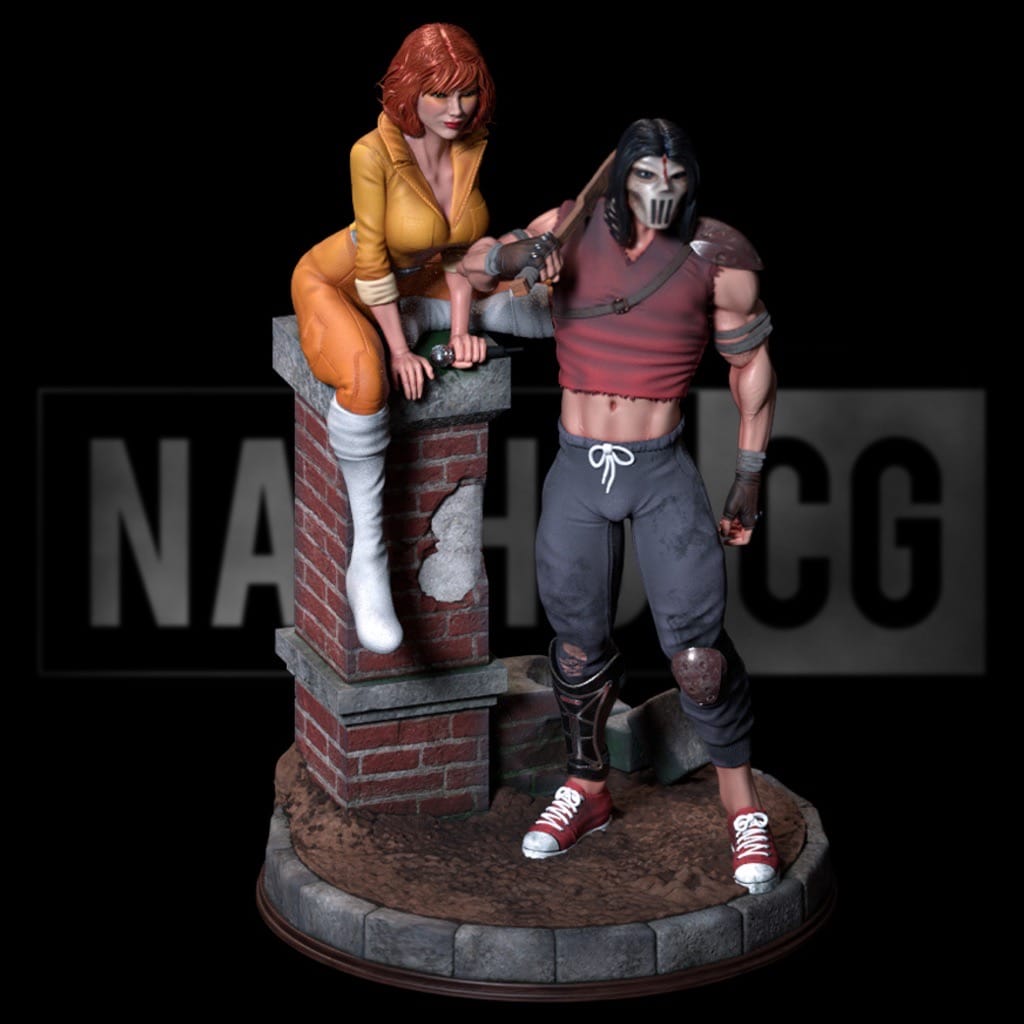 P站图纸印象馆 Nacho CG 忍者神龟 凯西·琼斯和爱普尔·奥尼尔 Nacho CG 忍者神龟 凯西·琼斯和爱普尔·奥尼尔