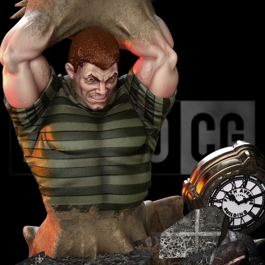 P站图纸印象馆 Nacho CG 漫威 蜘蛛侠对战流沙人 Nacho CG 漫威 蜘蛛侠对战流沙人