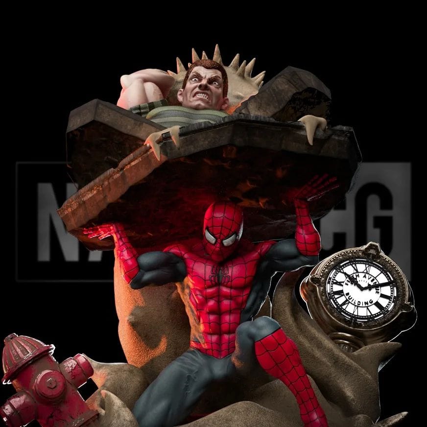 P站图纸印象馆 Nacho CG 漫威 蜘蛛侠对战流沙人 Nacho CG 漫威 蜘蛛侠对战流沙人