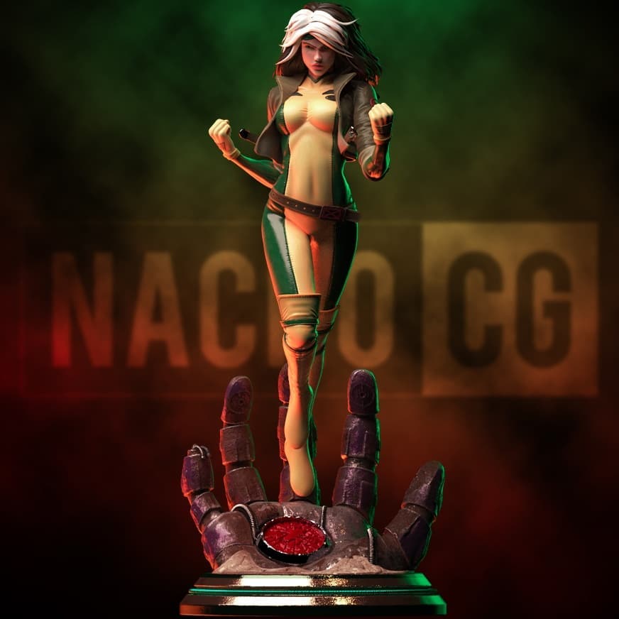 P站图纸印象馆 Nacho CG 漫威 X战警 罗莎女 Nacho CG 漫威 X战警 罗莎女