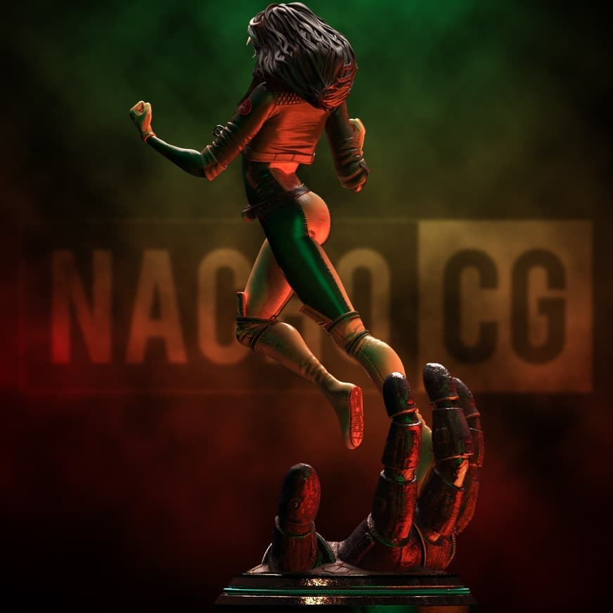 P站图纸印象馆 Nacho CG 漫威 X战警 罗莎女 Nacho CG 漫威 X战警 罗莎女