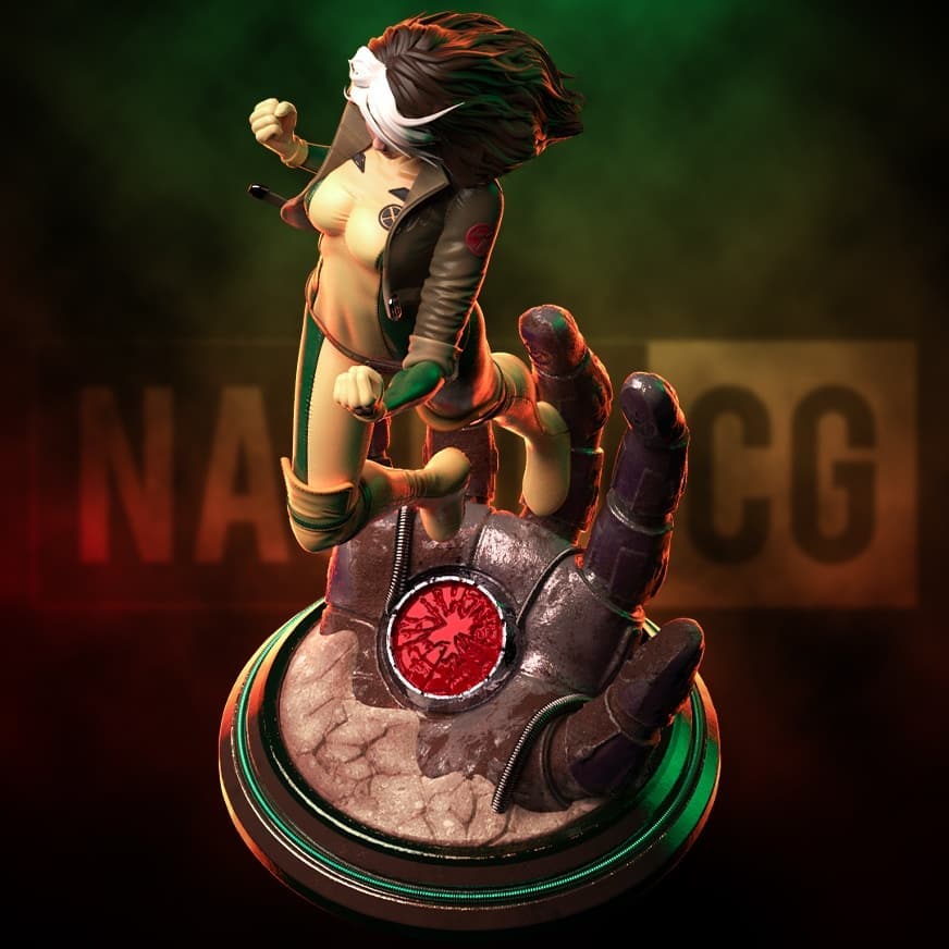 P站图纸印象馆 Nacho CG 漫威 X战警 罗莎女 Nacho CG 漫威 X战警 罗莎女