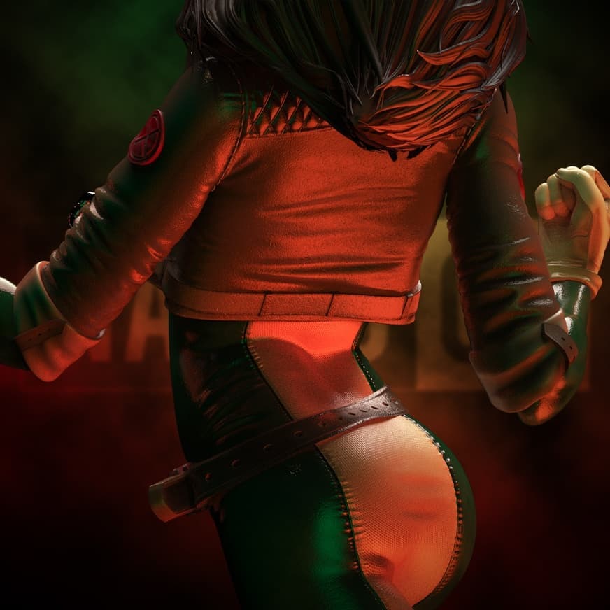 P站图纸印象馆 Nacho CG 漫威 X战警 罗莎女 Nacho CG 漫威 X战警 罗莎女